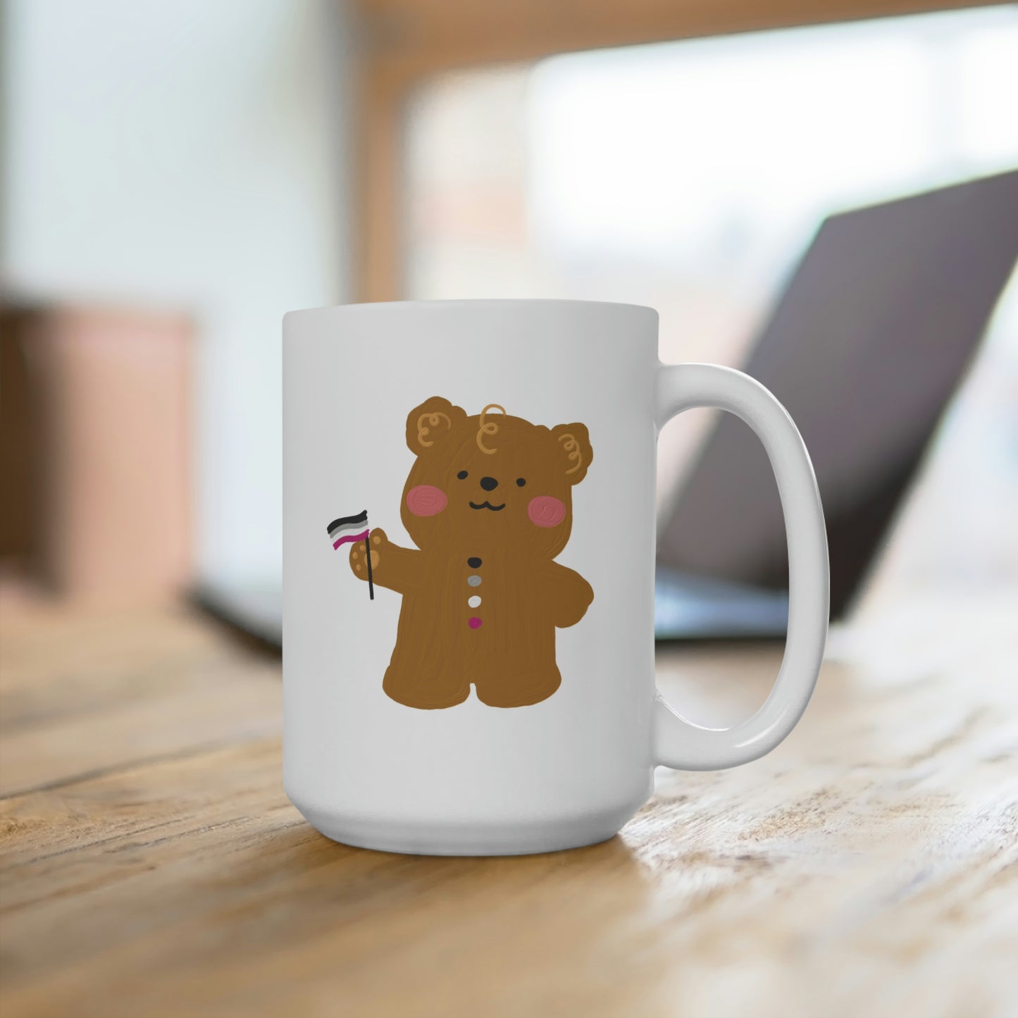 Asexual Cute Bear Mug