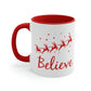 Believe Christmas Eve Reindeer Mug