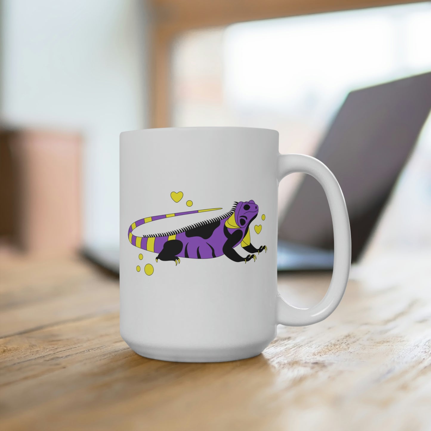 Nonbinary Iguana Mug