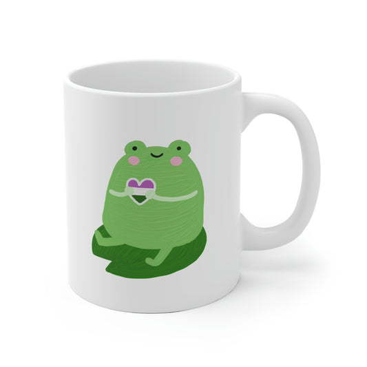 Genderqueer Cute Frog Mug