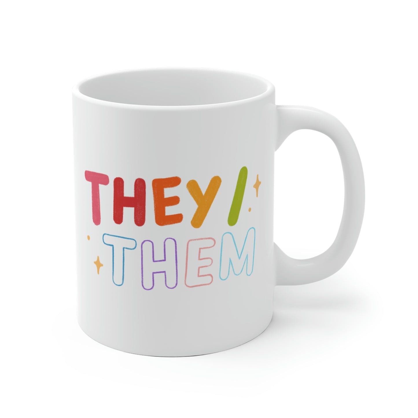 They/Them Pronoun Mug