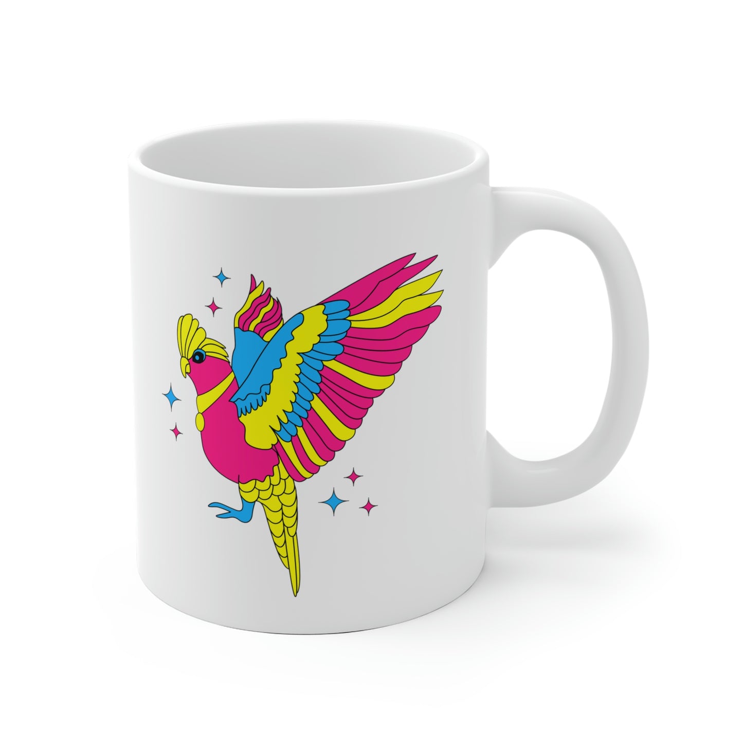 Pansexual Galah Bird Mug