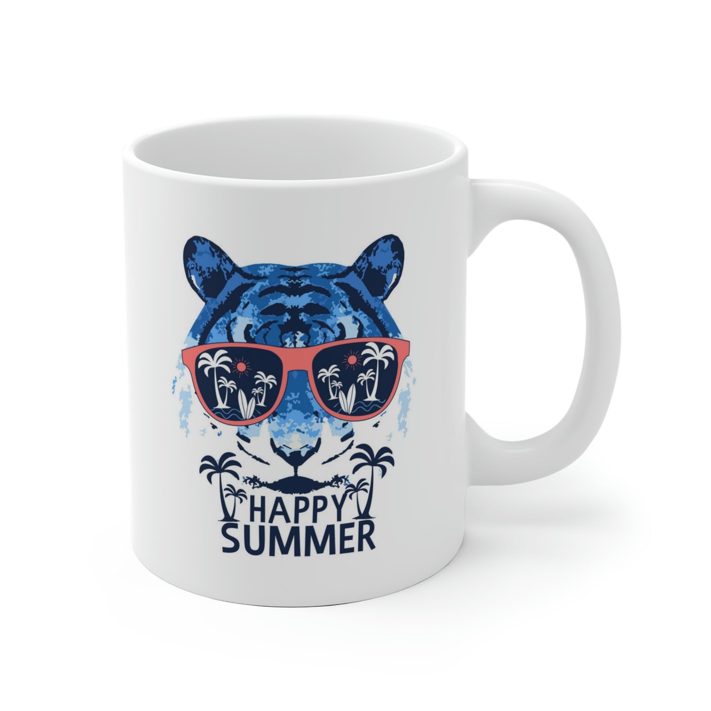 Happy Summer Tiger Mug