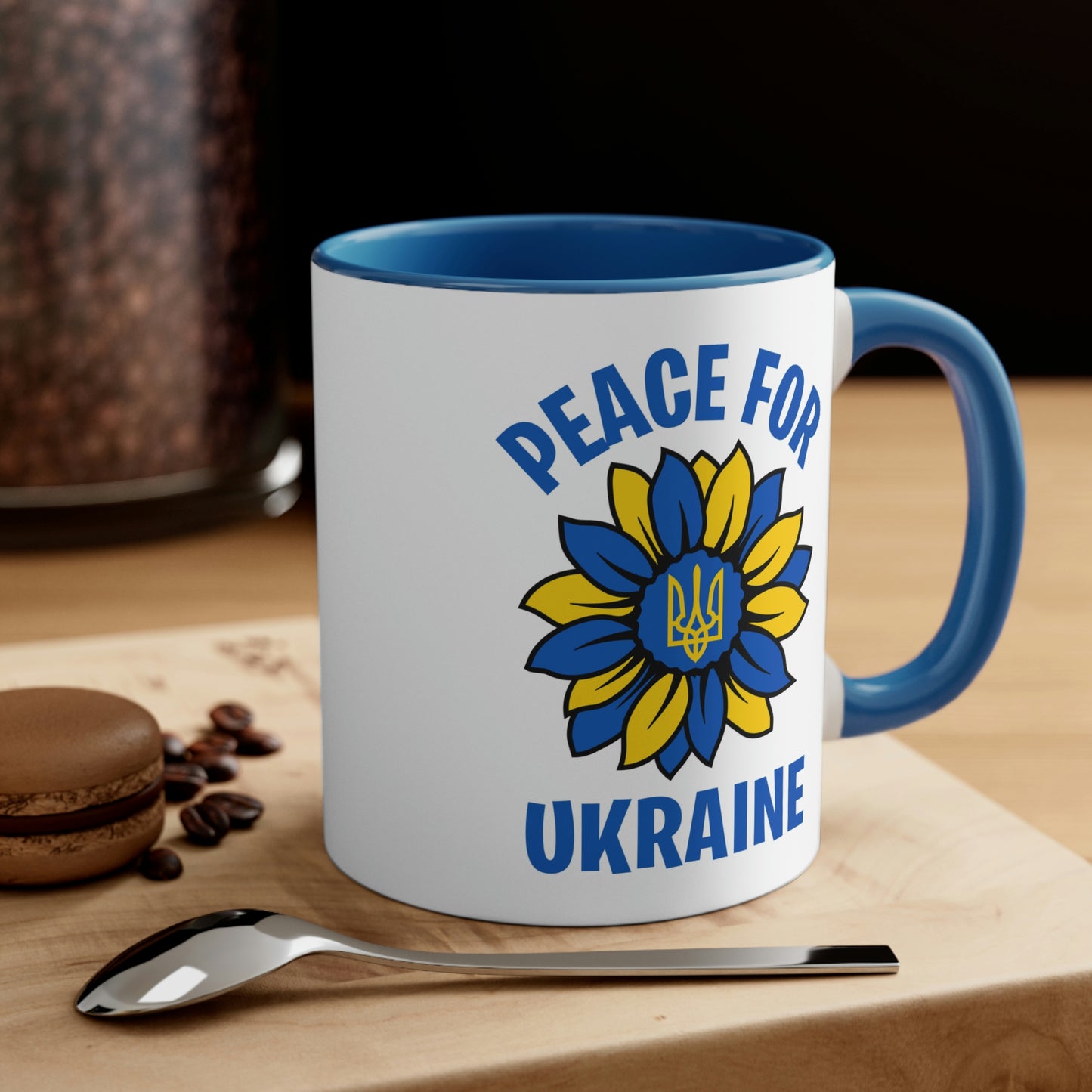 Peace For Ukraine Sunflower Mug