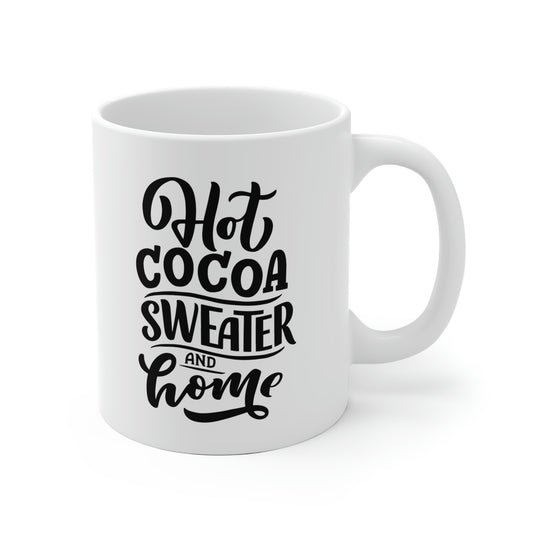 Hot Cocoa Sweater And Home Mug