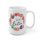 Happy Easter Floral Egg Mug