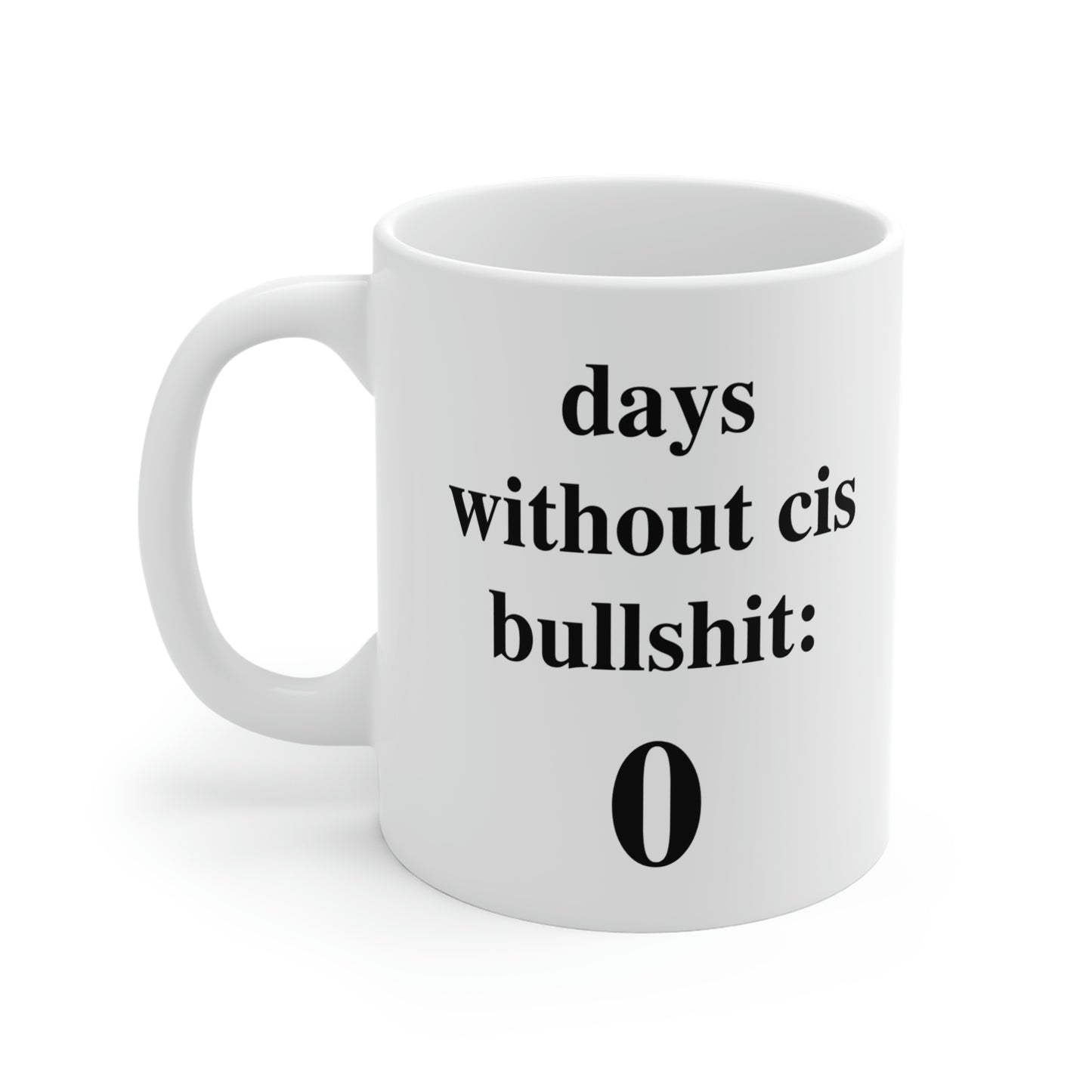 Days Without Cis Bullshit Mug