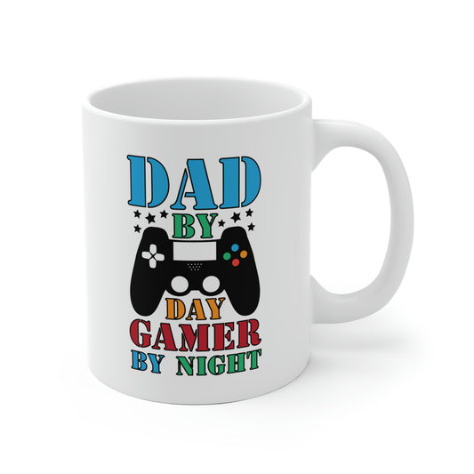 Dad By Day Gamer By Night Mug