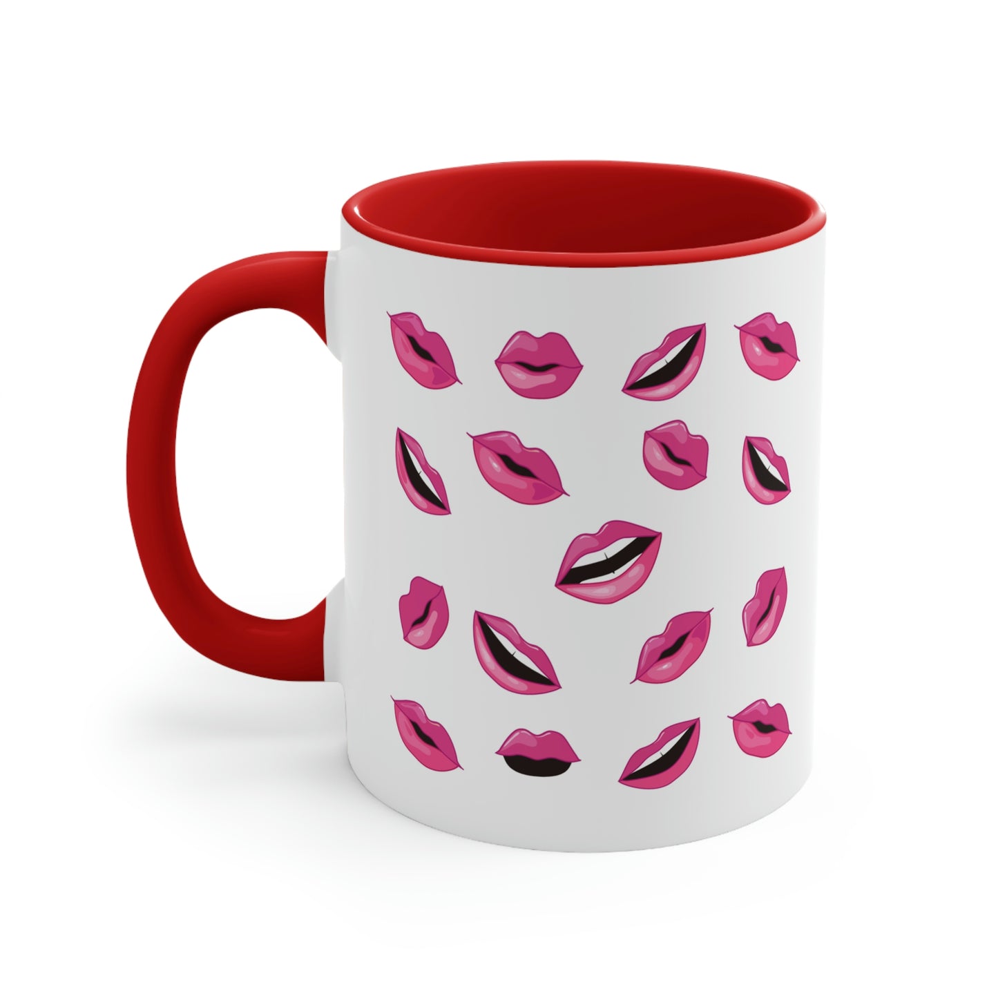 Kiss Lips Pattern Mug