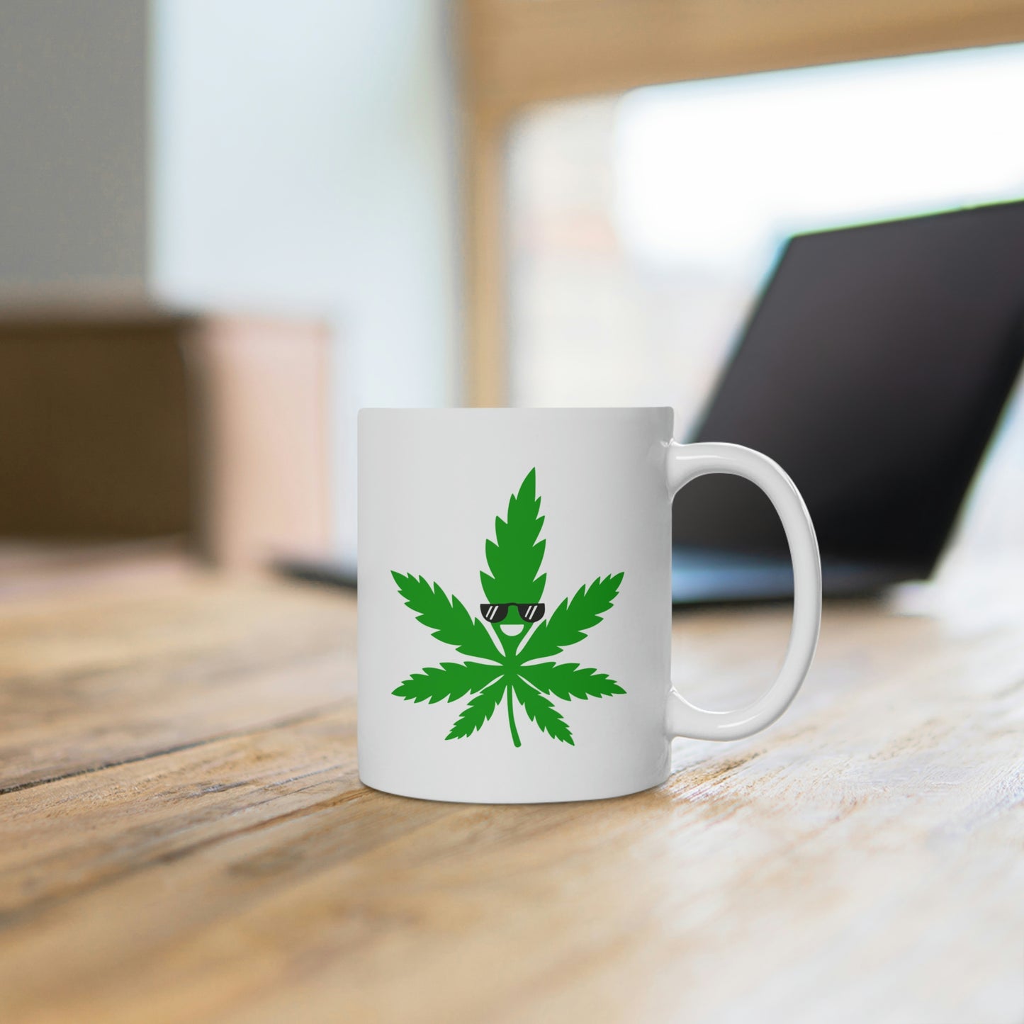 Cool Cannabis Leaf Mug