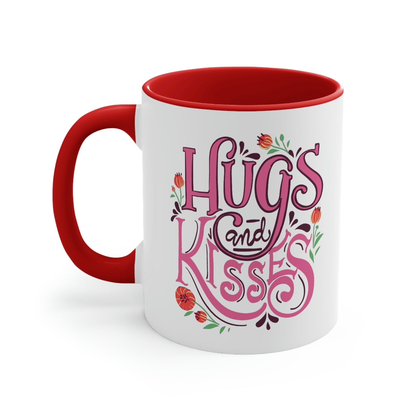 Hugs And Kisses Roses Mug