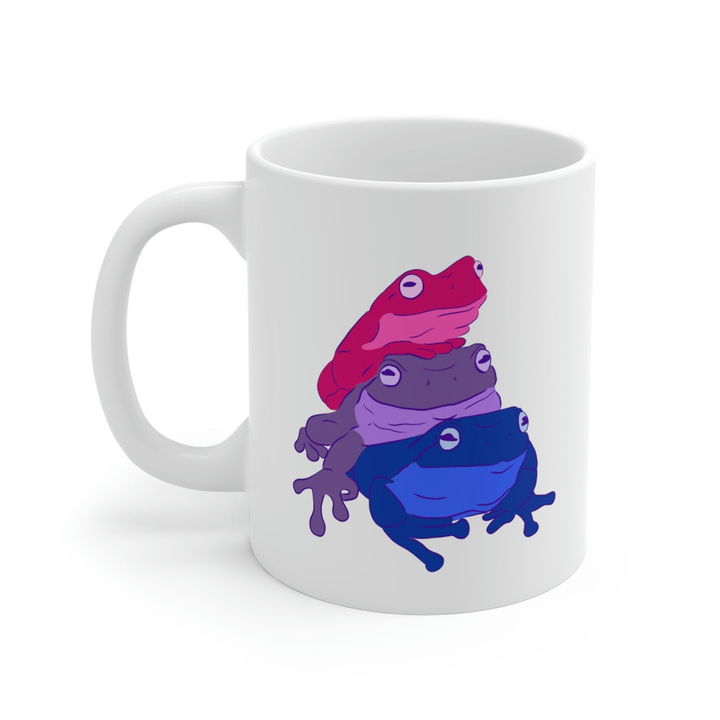 Bisexual Frog Stack Mug