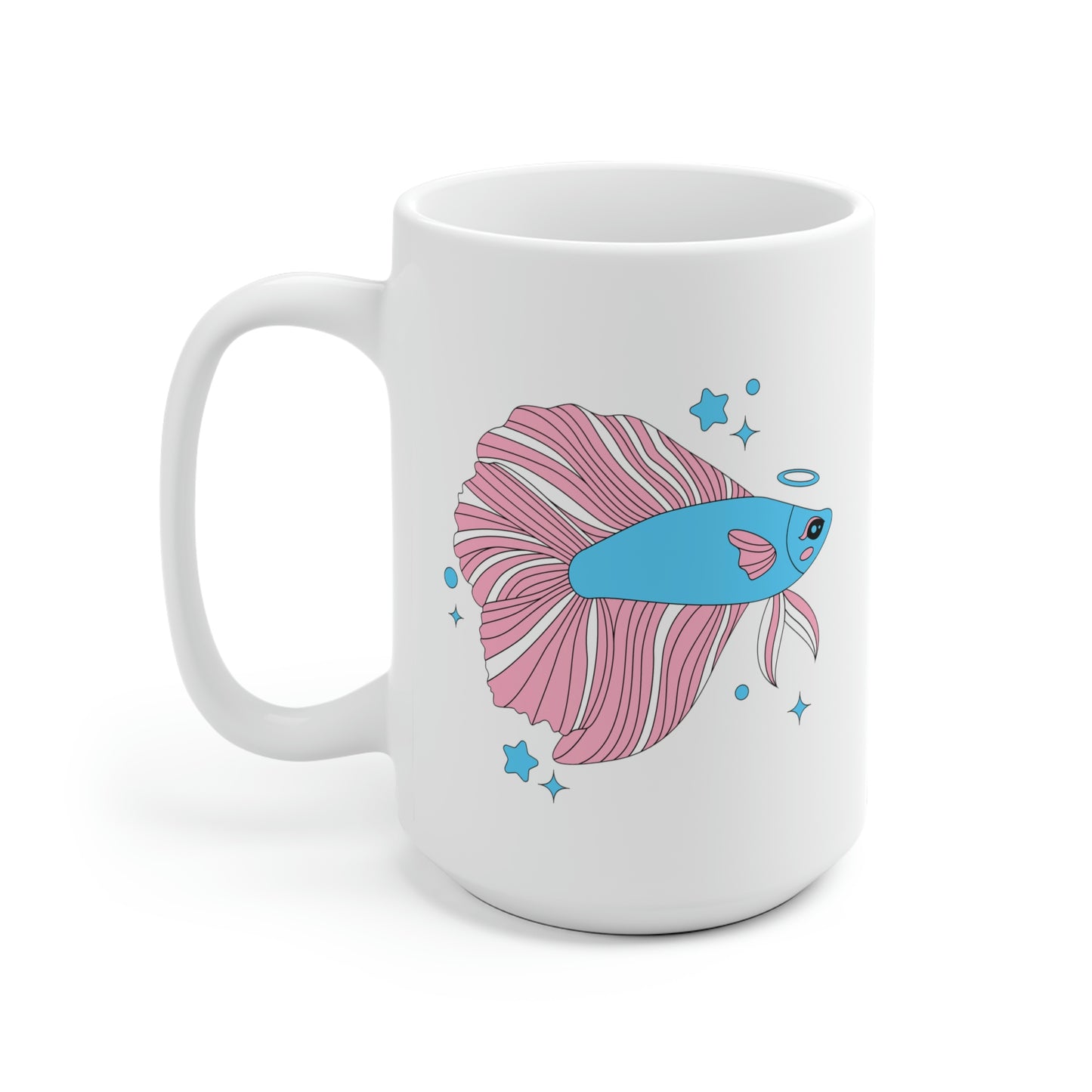 Transgender Betta Fish Mug