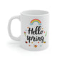 Hello Spring Rainbow Mug