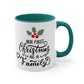 Our First Christmas As A Family Mug