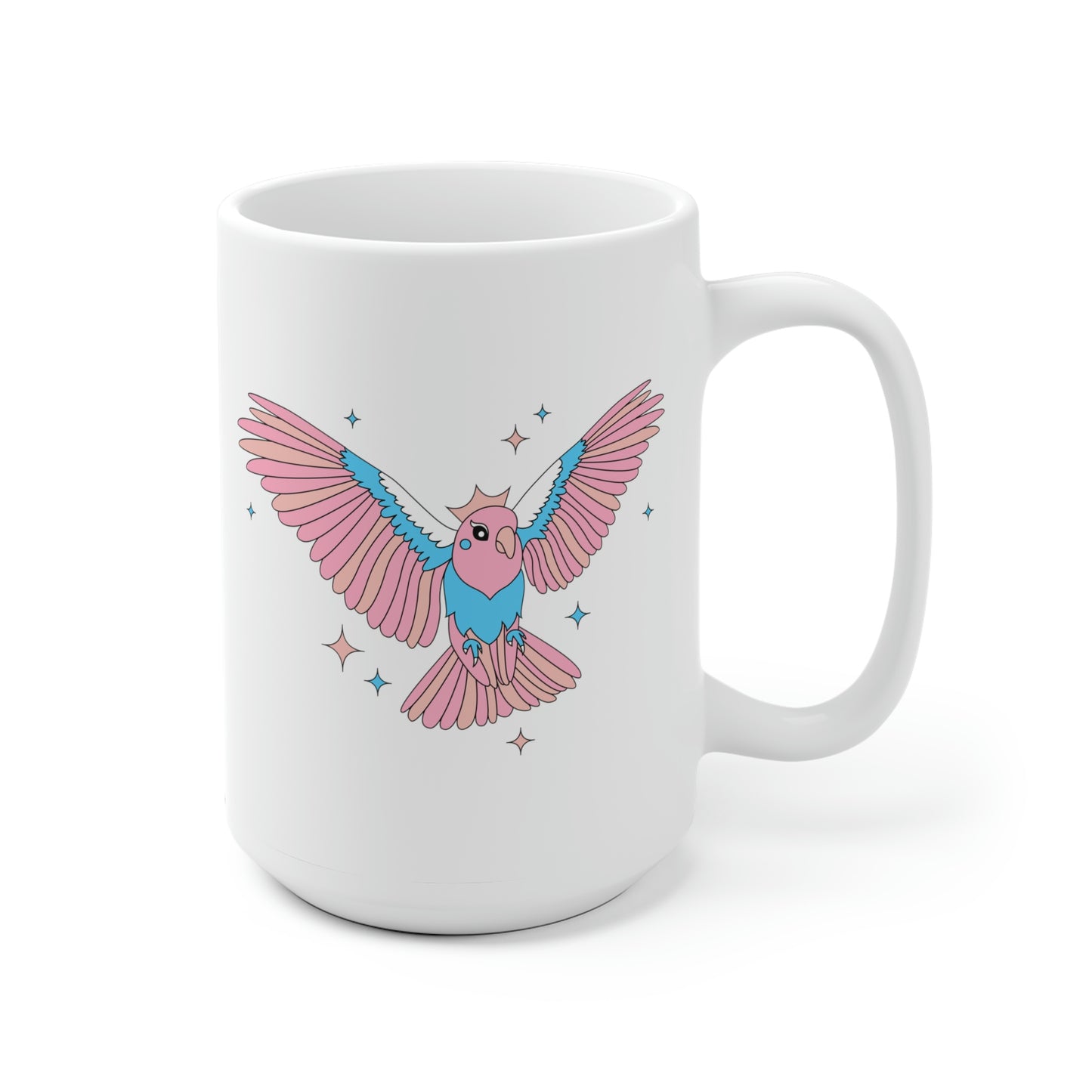 Transgender Parrot Mug