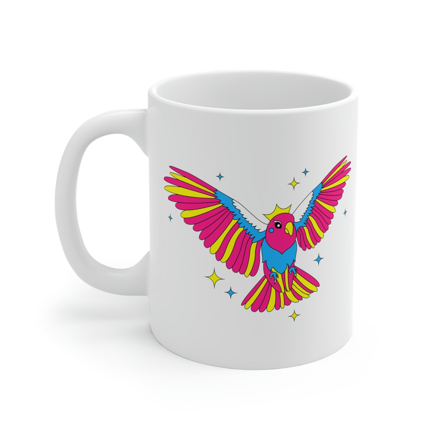 Pansexual Parrot Mug