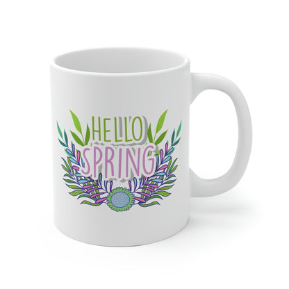 Hello Spring Flower Mug