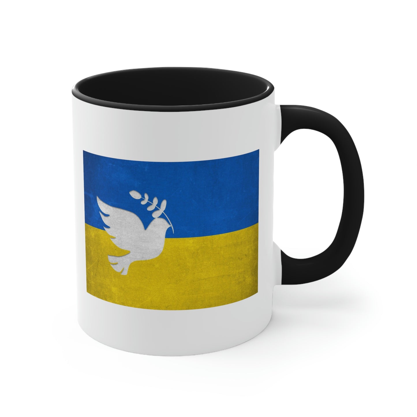 Ukrainian Dove Of Peace Flag Mug