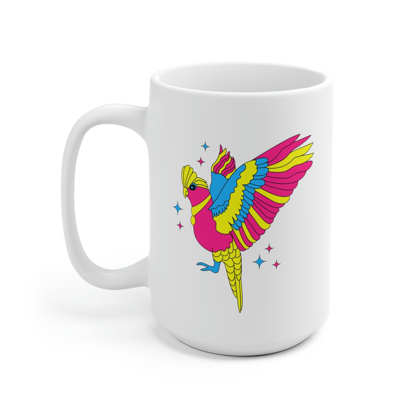 Pansexual Galah Bird Mug