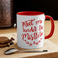 Meet Me Under The Mistletoe Mug