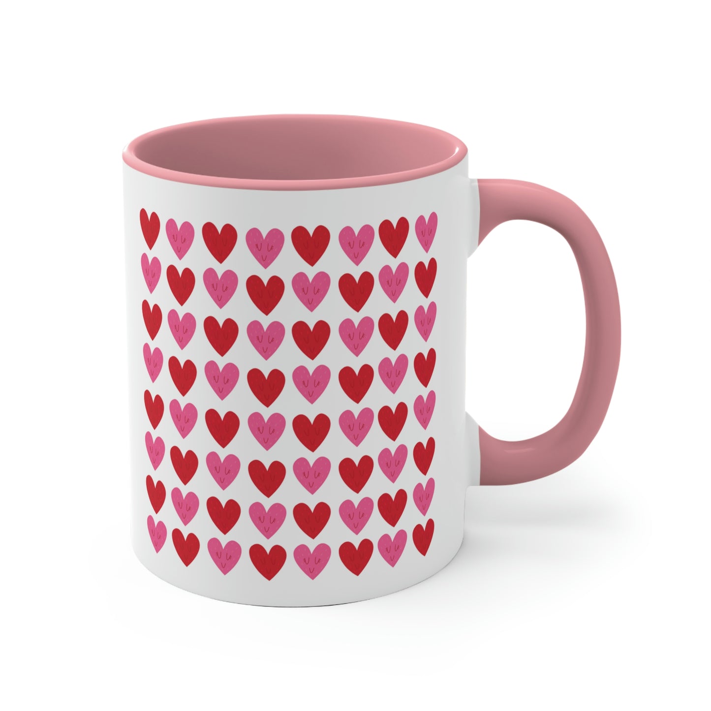 Hearts Pattern Mug