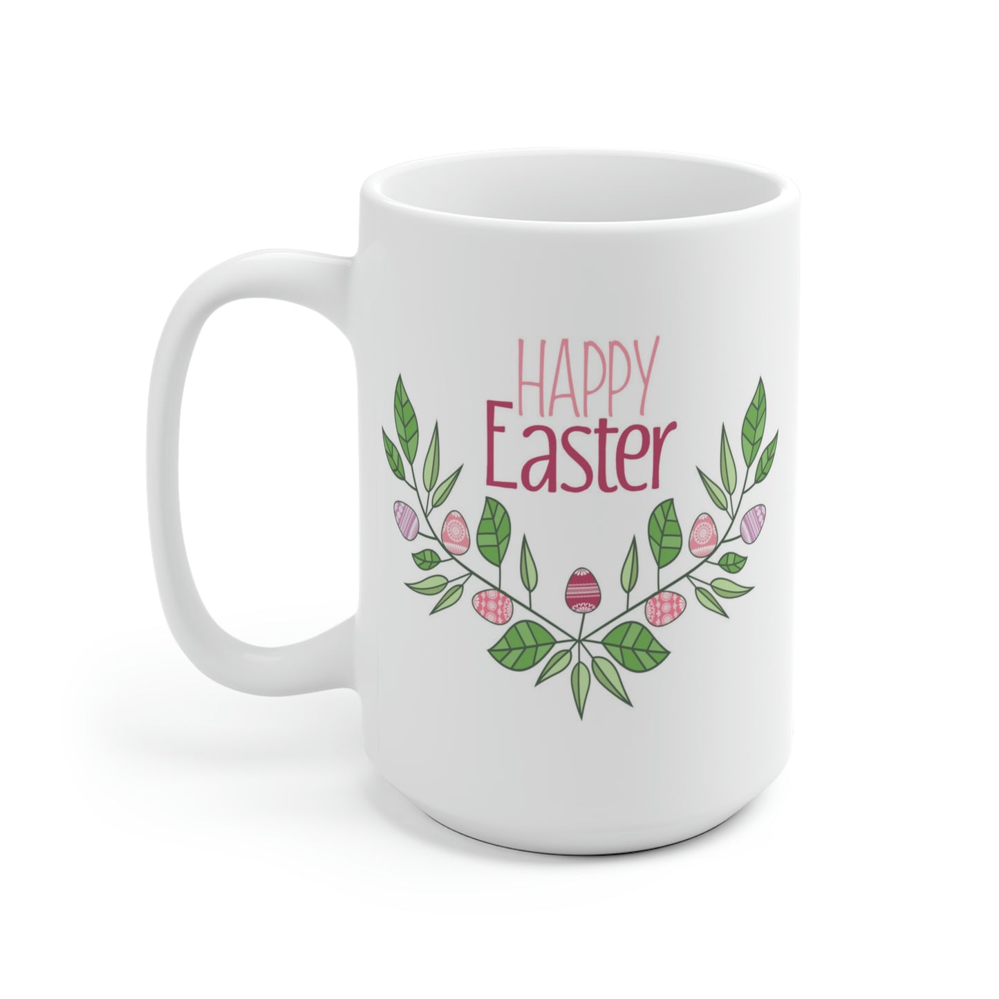 Happy Easter Floral Egg Mug