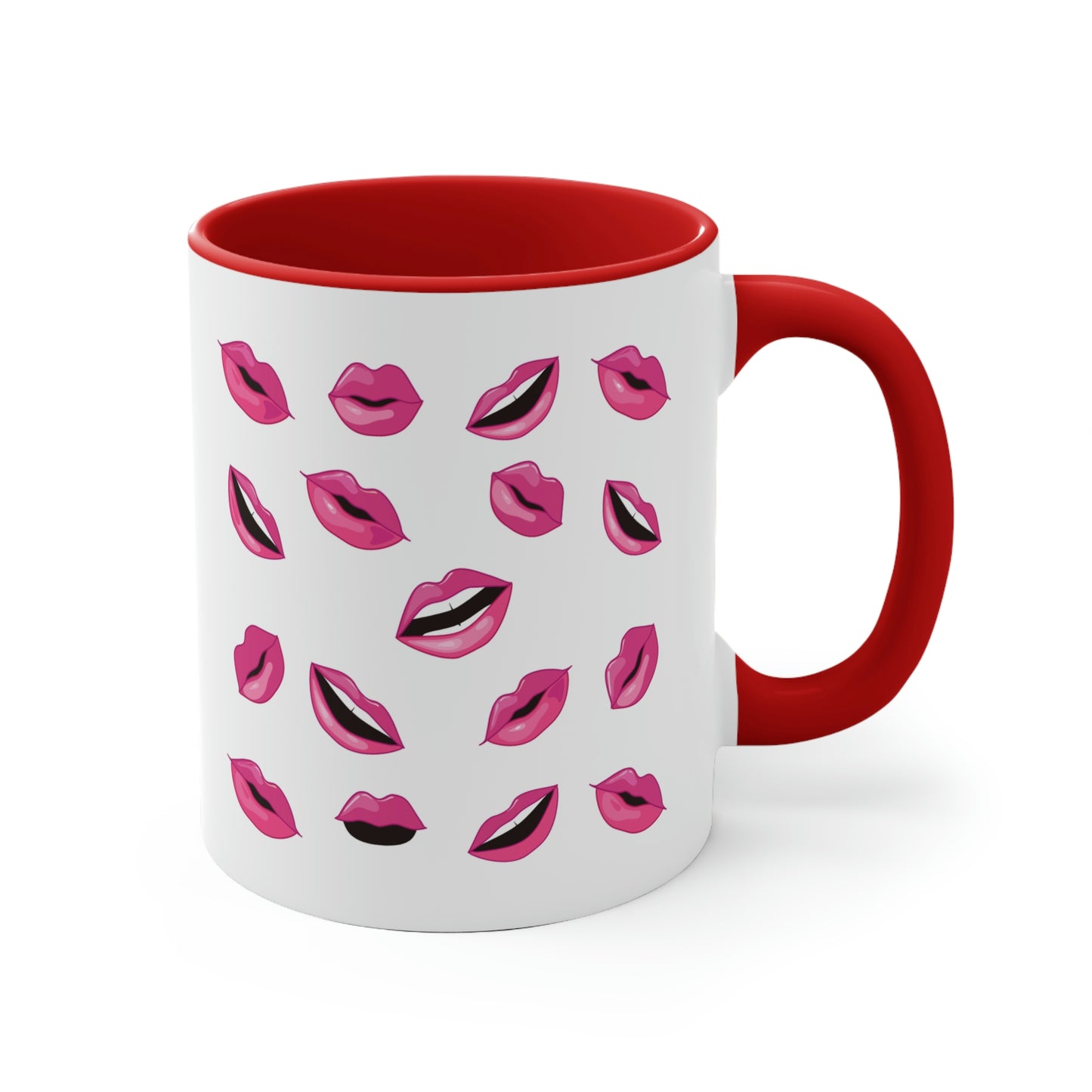 Kiss Lips Pattern Mug