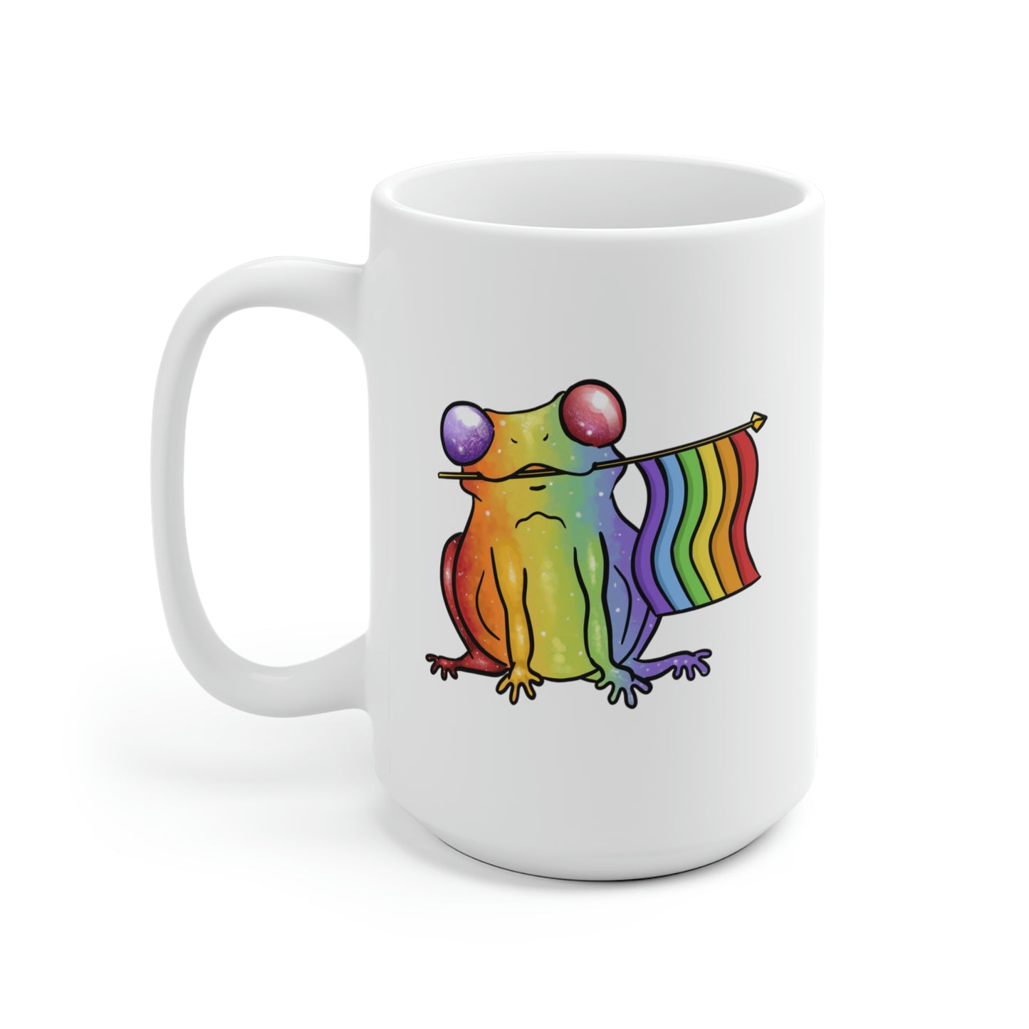 LGBTQ Frog Mug