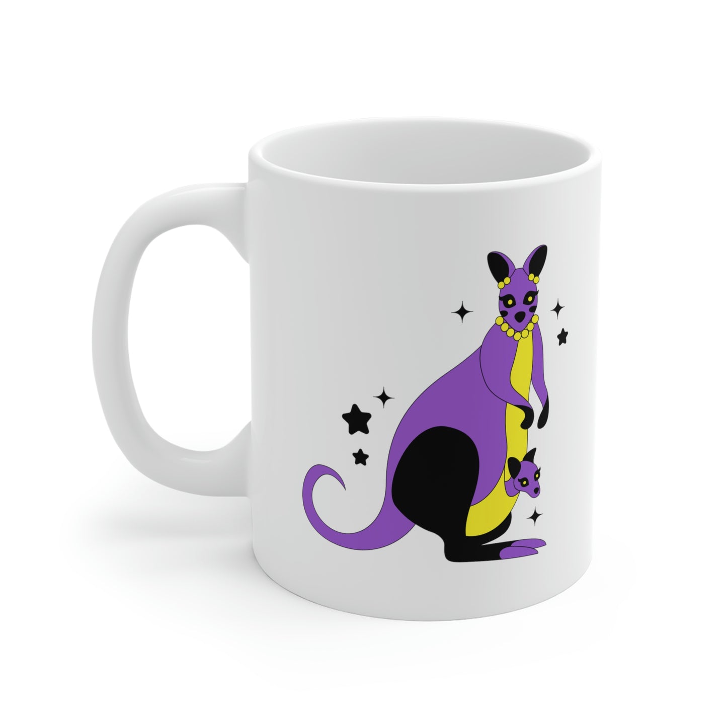 Nonbinary Kangaroo Mug