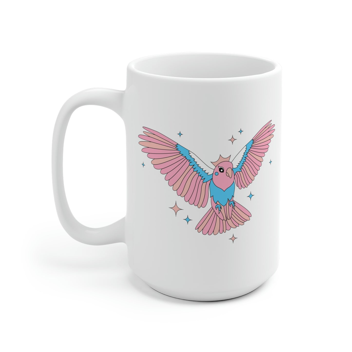 Transgender Parrot Mug