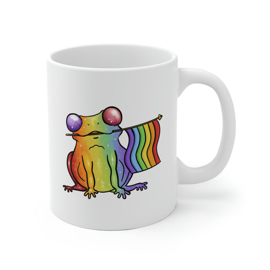 LGBTQ Frog Mug