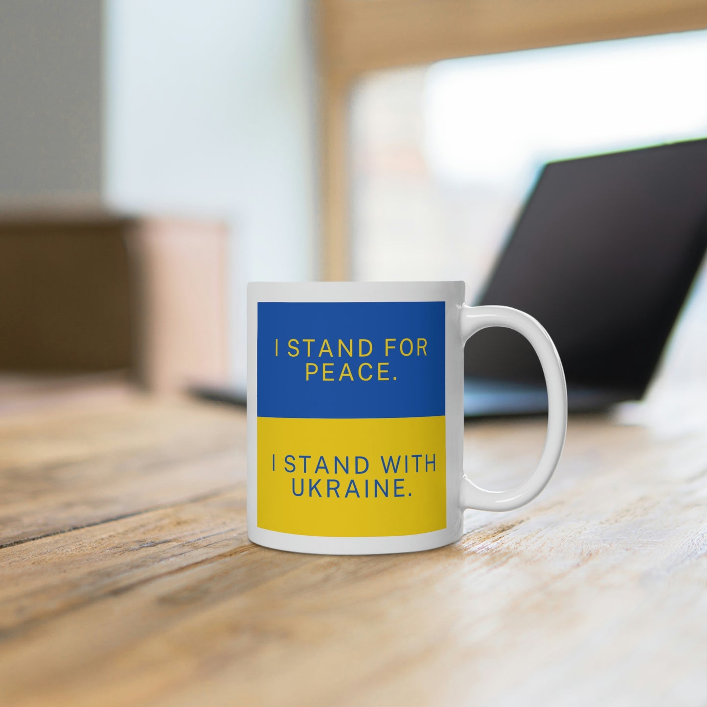 I Stand For Peace I Stand With Ukraine Mug