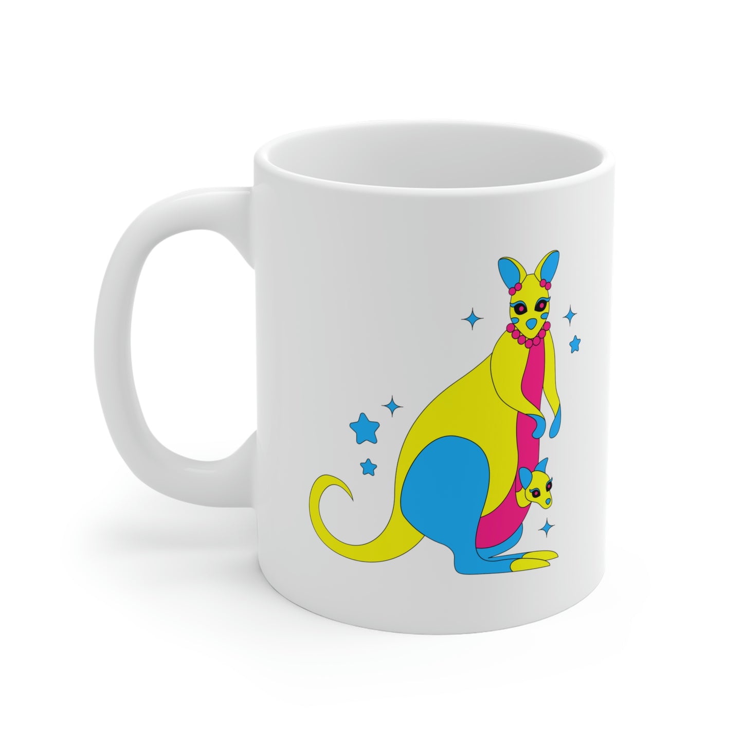 Pansexual Kangaroo Mug