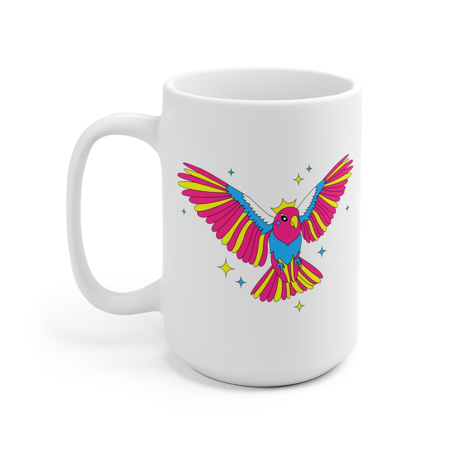 Pansexual Parrot Mug