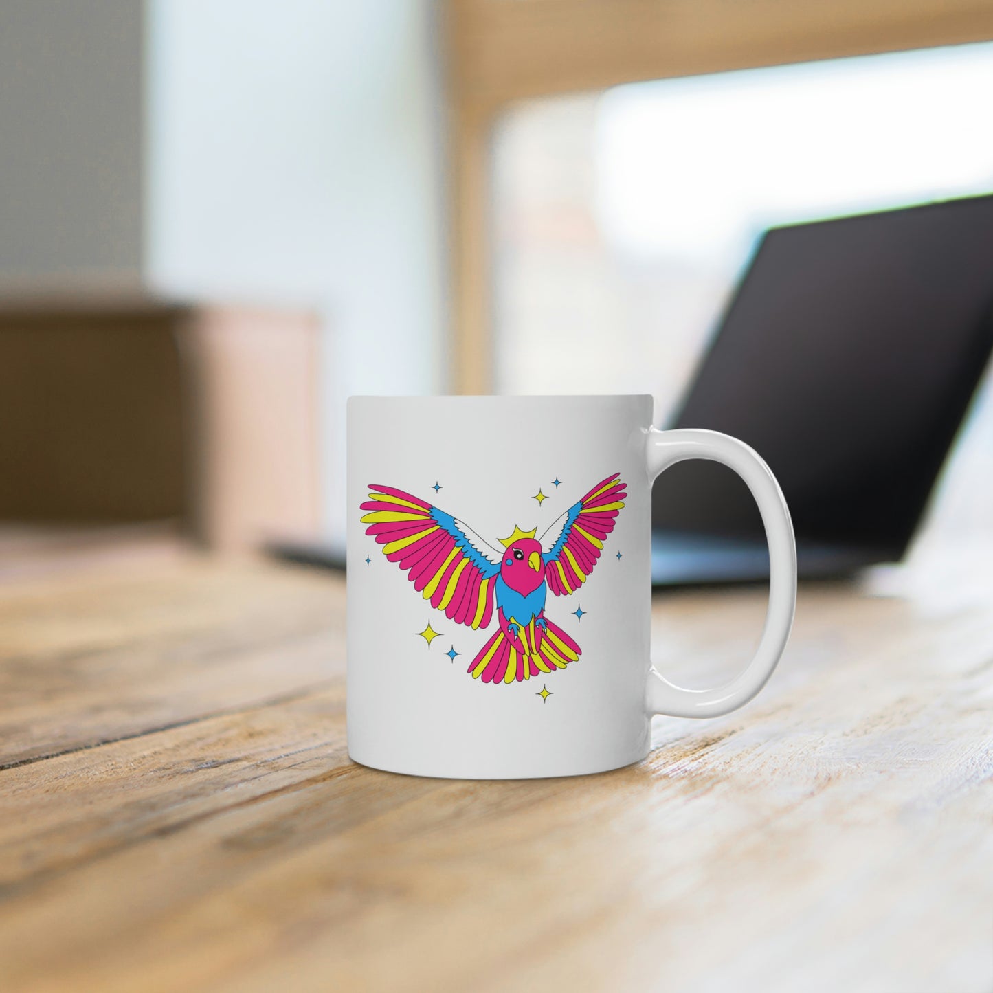 Pansexual Parrot Mug