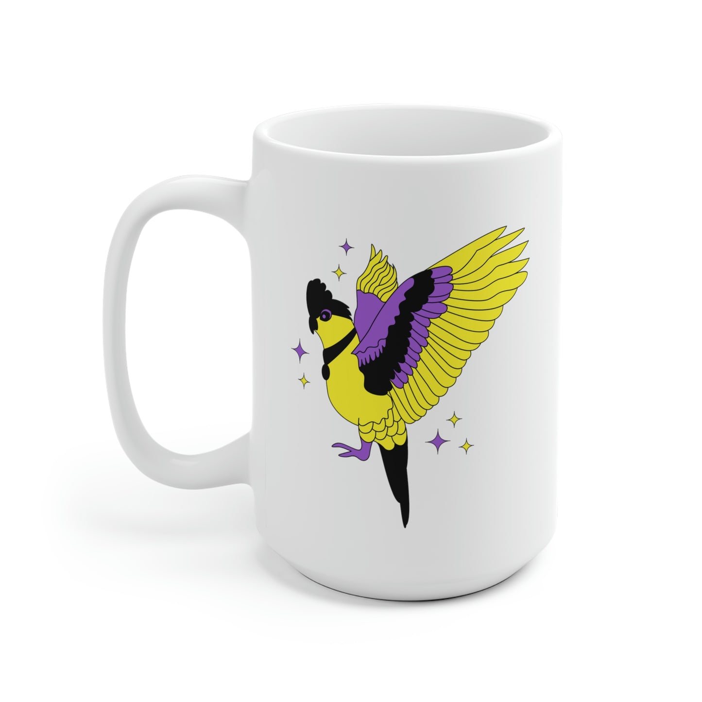 Nonbinary Galah Bird Mug