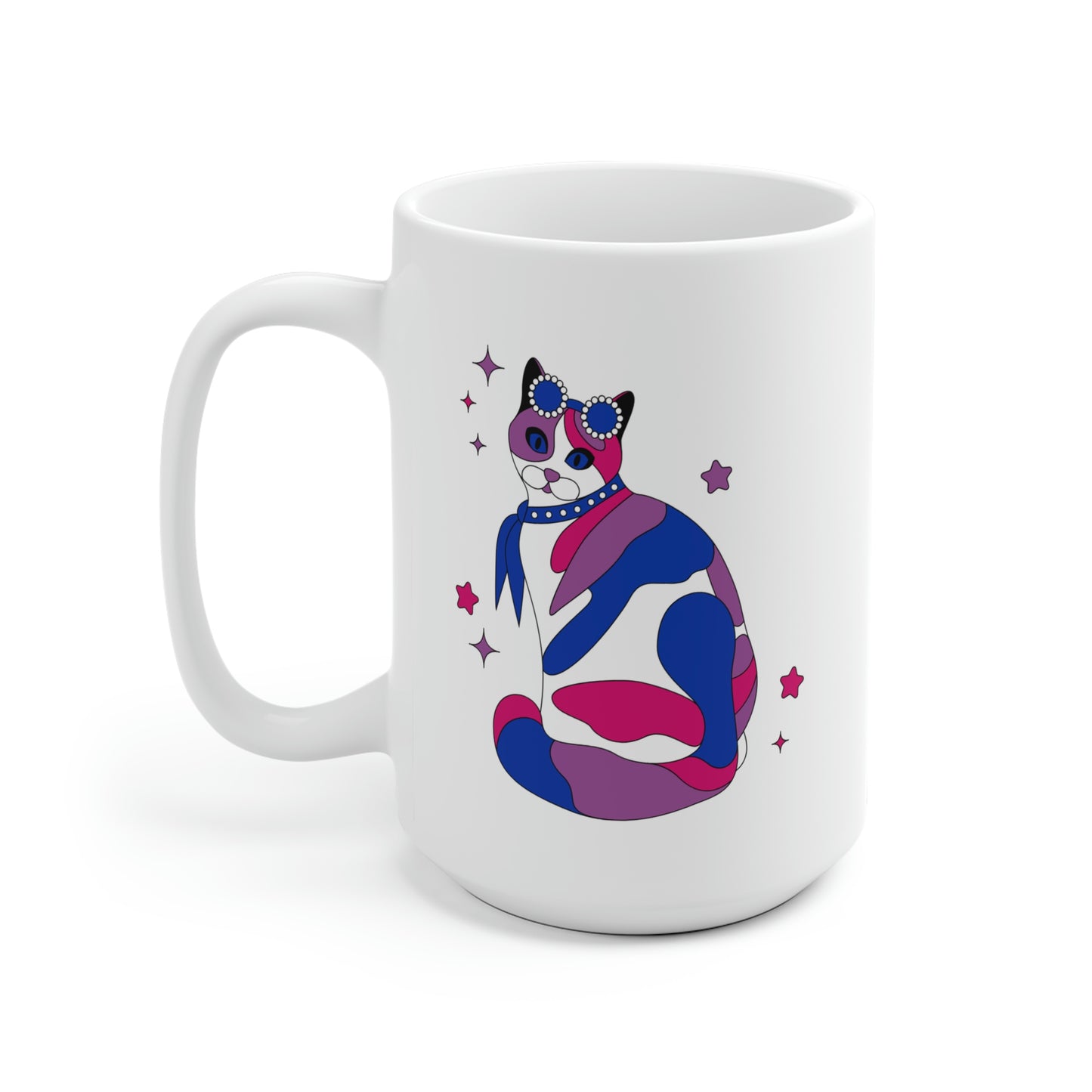 Bisexual Calico Cat Mug