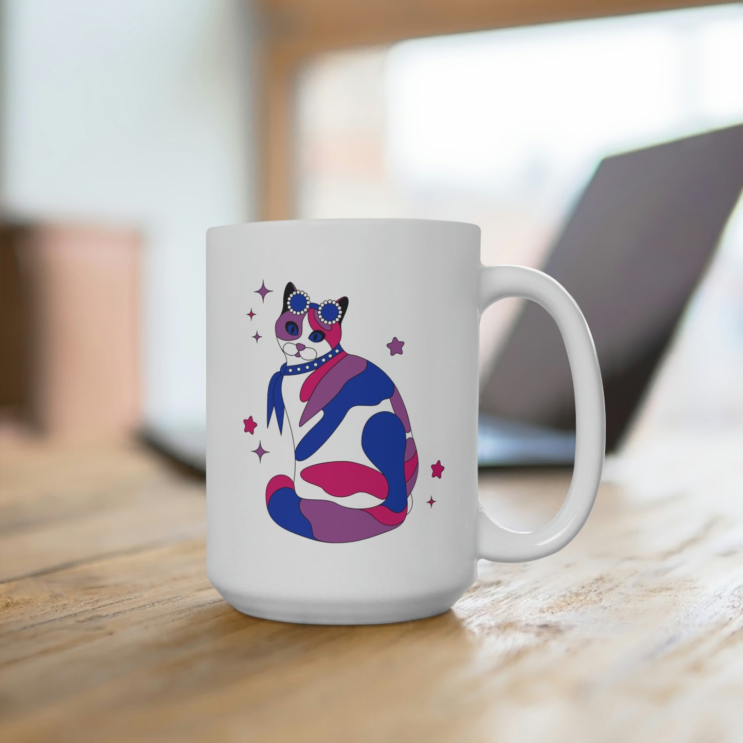 Bisexual Calico Cat Mug