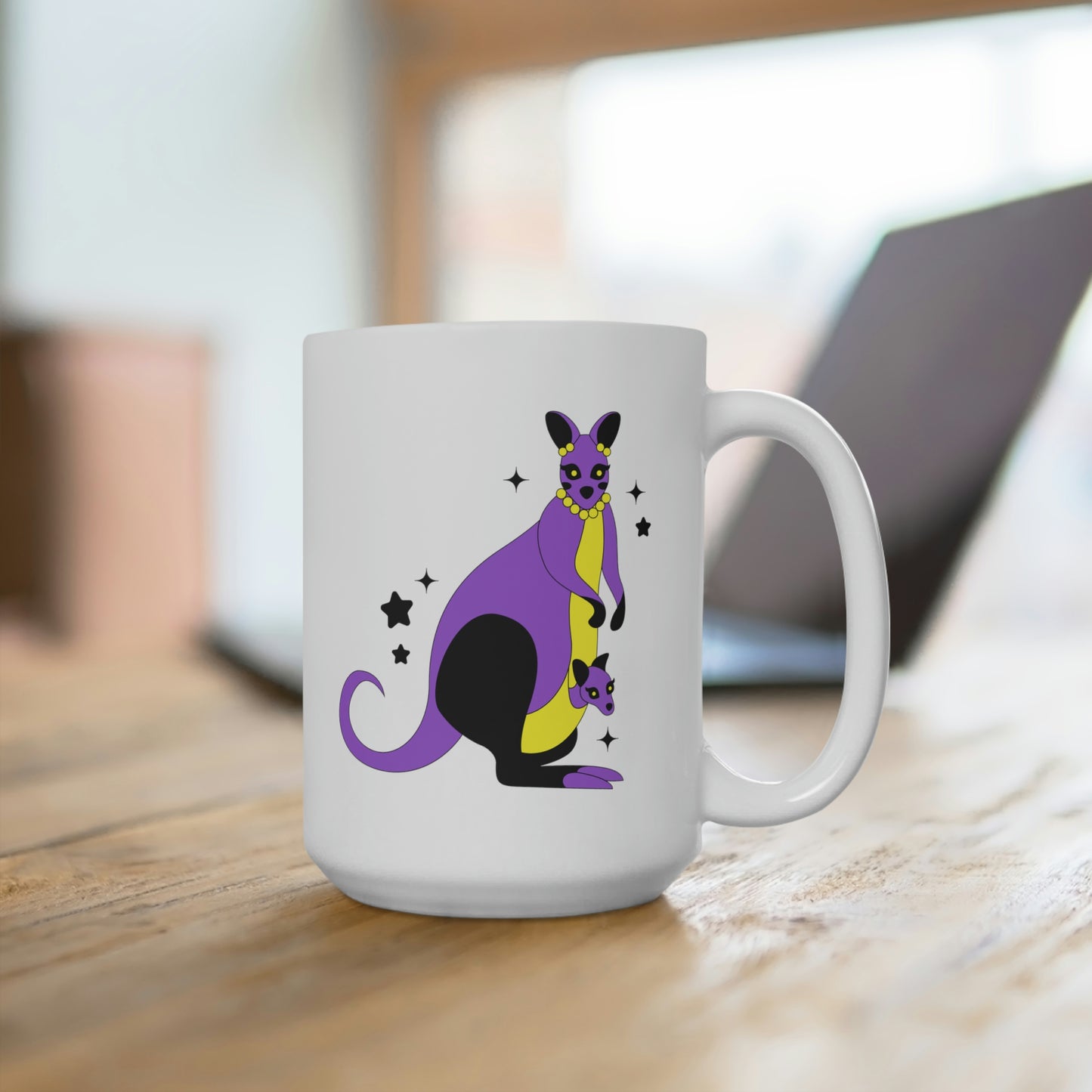 Nonbinary Kangaroo Mug