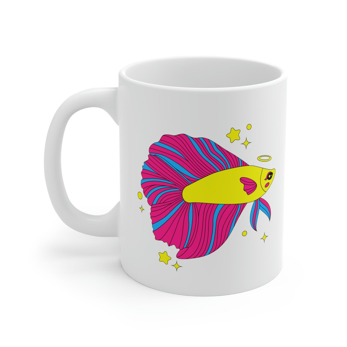 Pansexual Betta Fish Mug