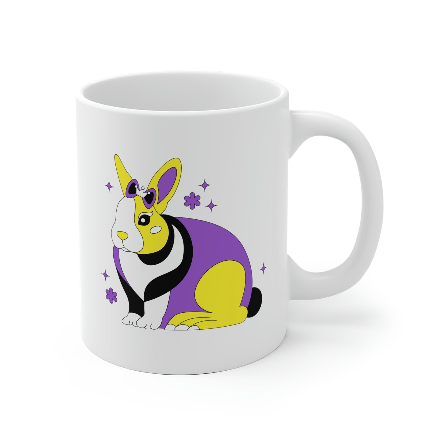 Nonbinary Bunny Mug