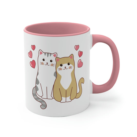 Valentine's Day Cats Mug