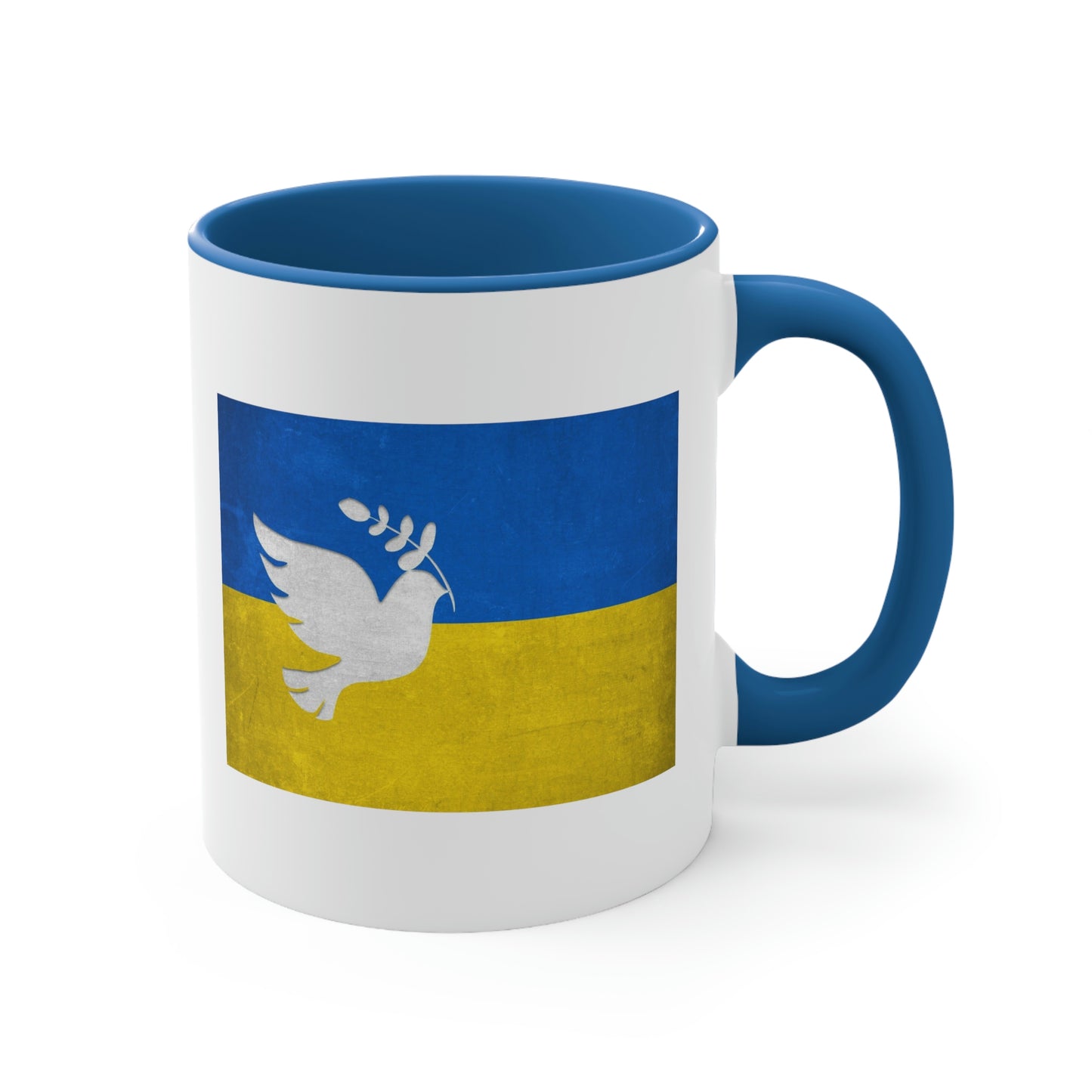 Ukrainian Dove Of Peace Flag Mug