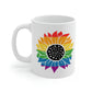 Rainbow Sunflower Mug