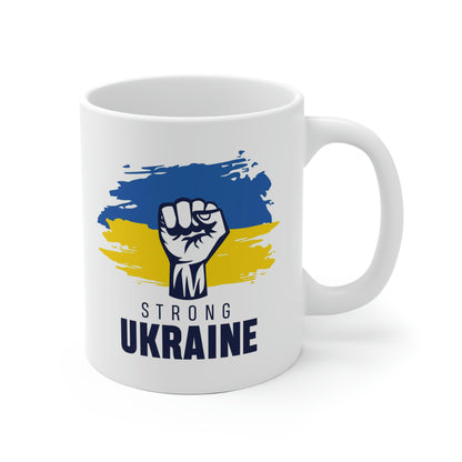 Strong Ukraine Fist Mug