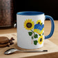 Ukrainian Flag Sunflowers Mug