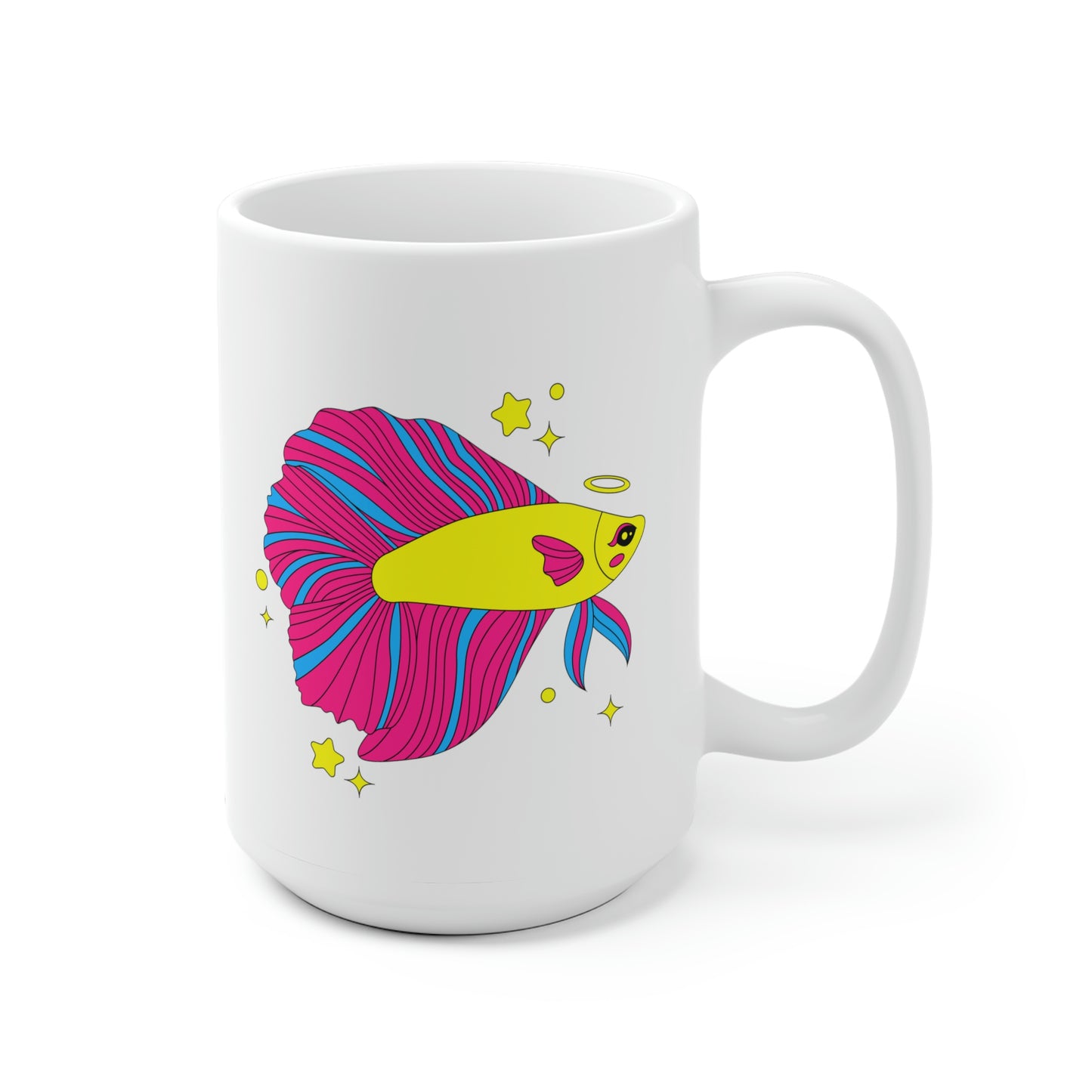 Pansexual Betta Fish Mug