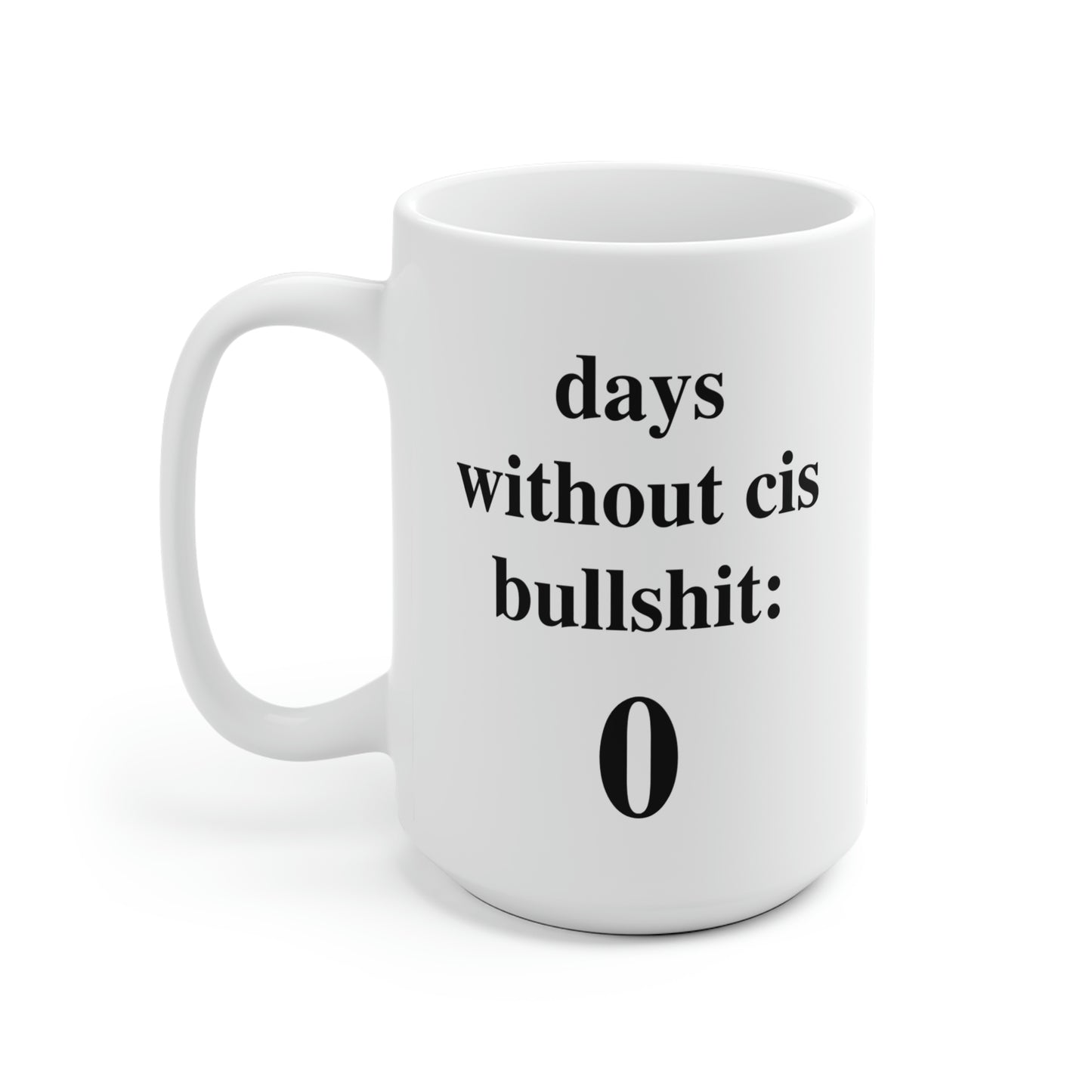 Days Without Cis Bullshit Mug