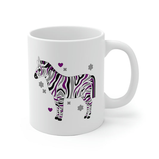 Asexual Zebra Mug